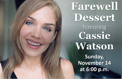 Farewell to Cassie Watson
