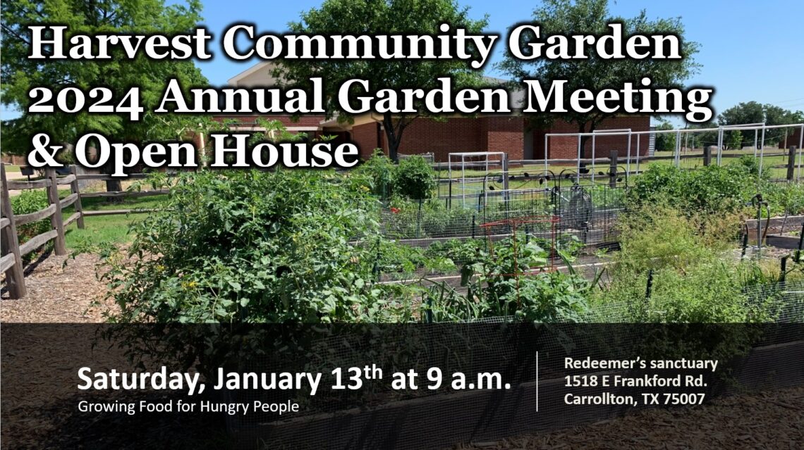 Harvest Garden Annual Meeting & Open House