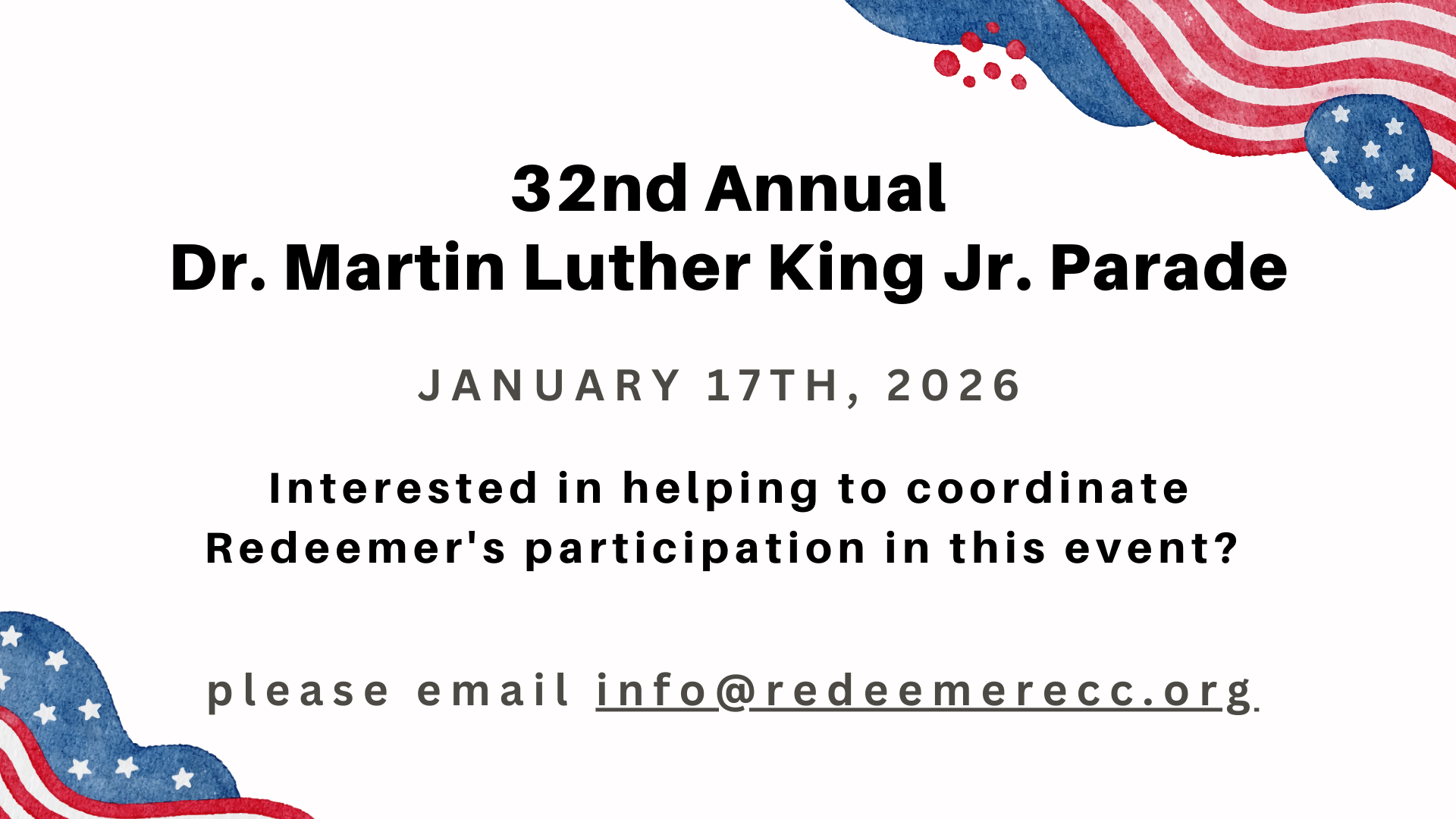 Dr. Martin Luther King Jr. Parade