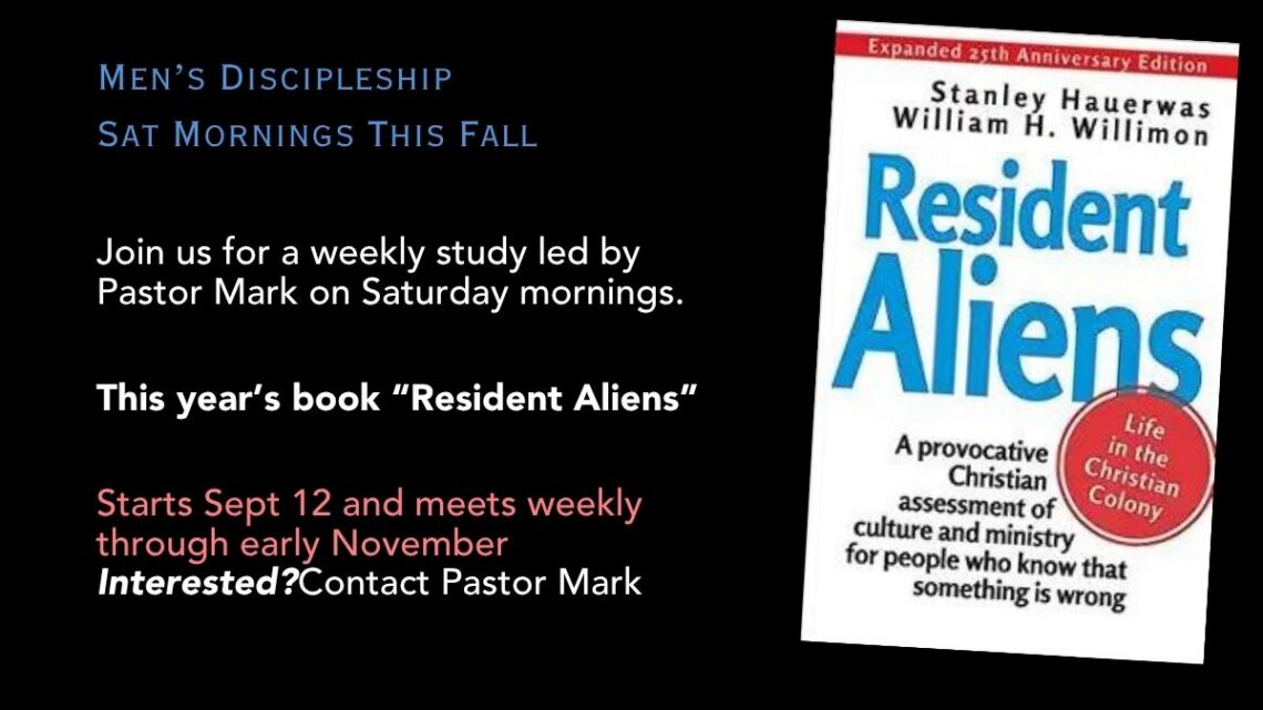 Fall Men’s Discipleship